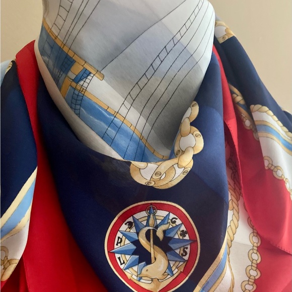 ART of the SCARF, nautical scarf from TIE RACK - Picture 2 of 11